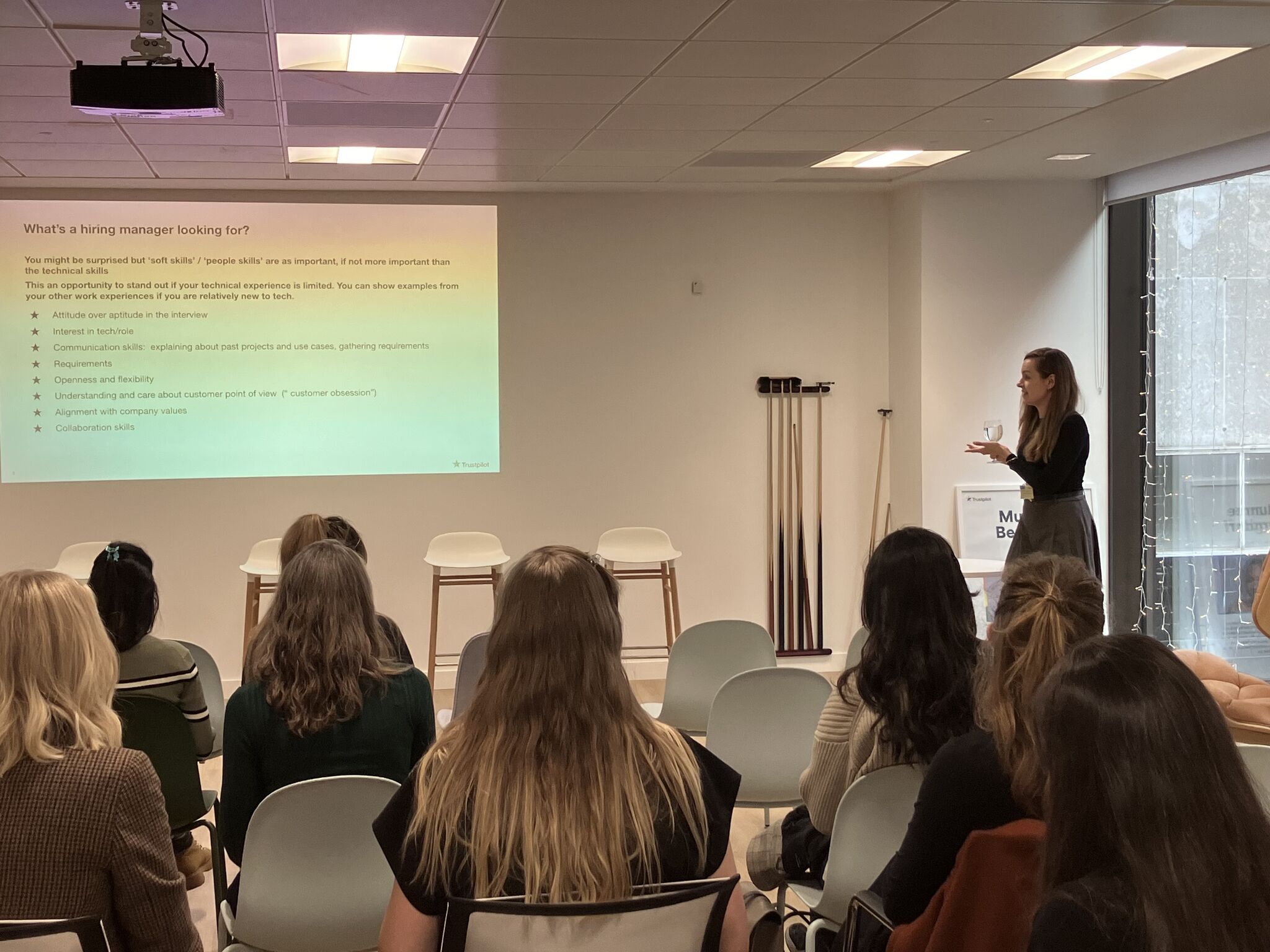 Asia speaking at Empowering Women in Tech panel